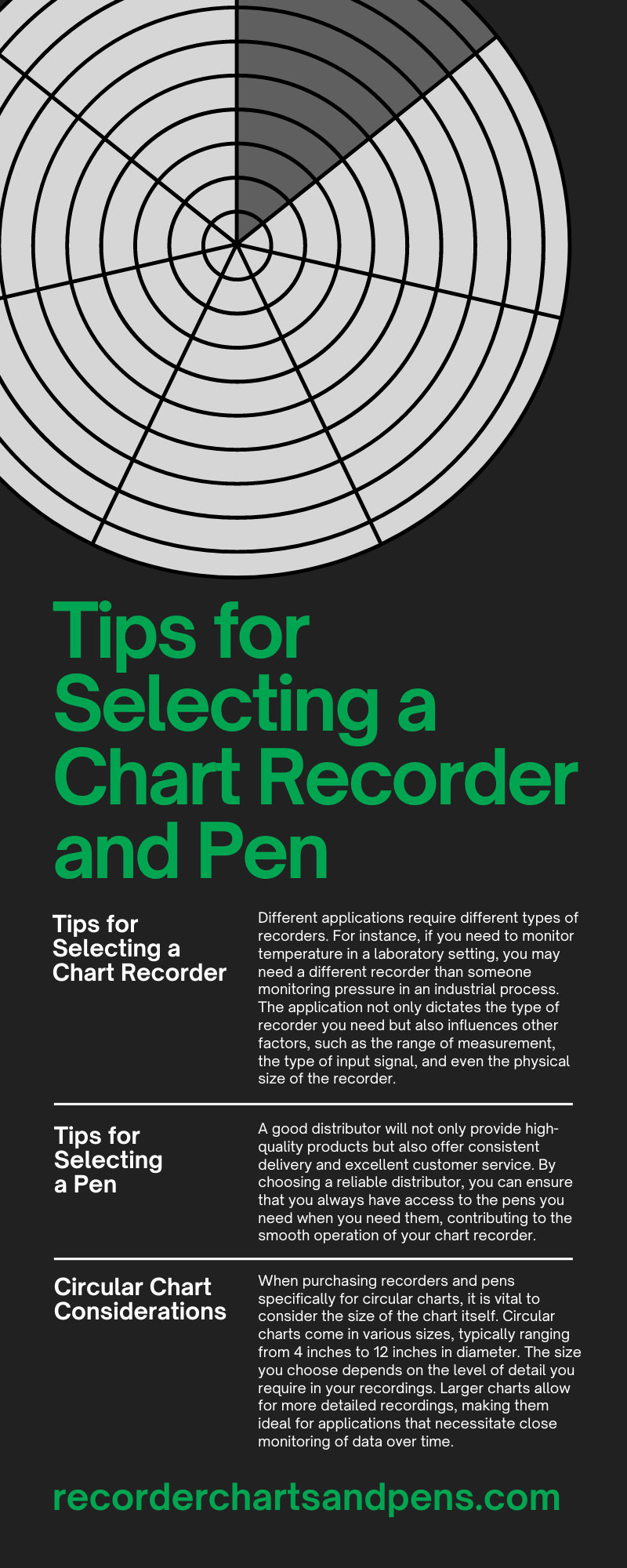 Tips for Selecting a Chart Recorder and Pen